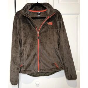 North Face Womens Full Zip Fleece Jacket Size M Outdoor Crunchy Gorpcore Grunge